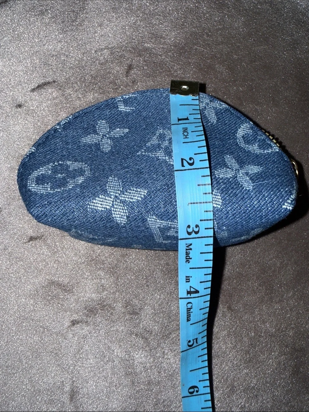Louis Vuitton Monogram Denim Cosmetic Pouch Set Luxury Designer
